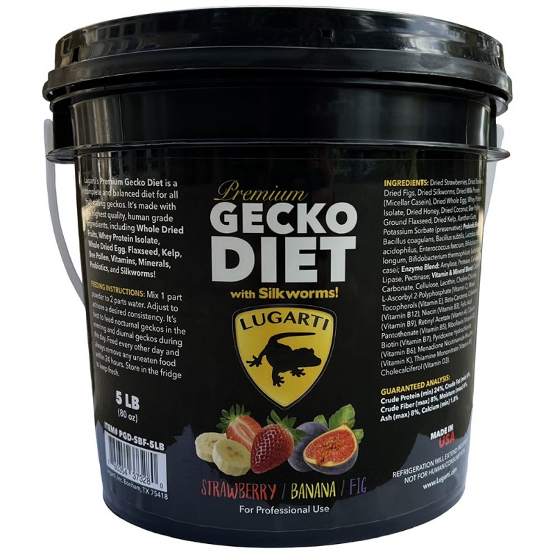 Lugarti Premium Gecko Diet - Strawberry / Banana / Fig - 5 lbs