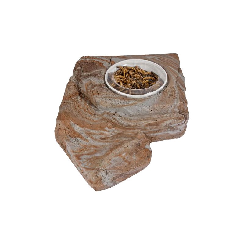 Pet-Tekk Worm Feeder Rock - Large