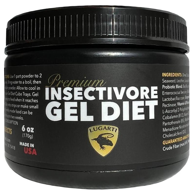 Lugarti Premium Insectivore Gel Diet - 6 oz