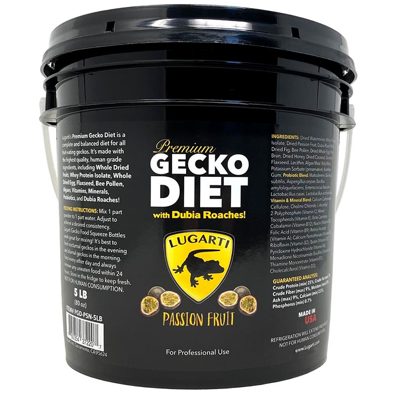 Lugarti Premium Gecko Diet - Passion Fruit - 5 lbs