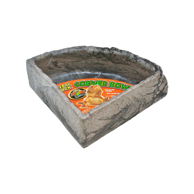 Zoo Med Repti Rock Corner Bowl - Large