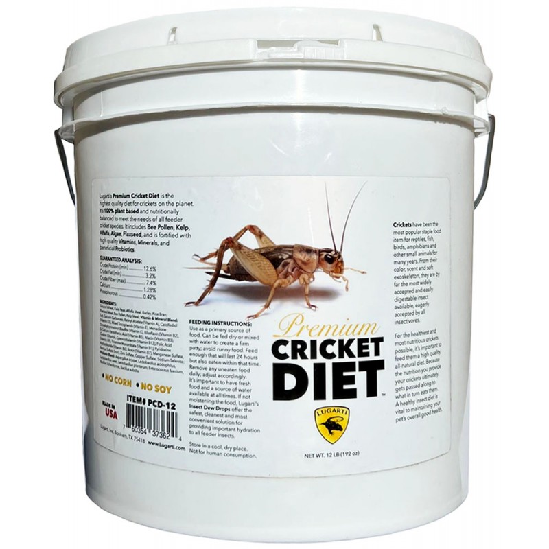 Lugarti Premium Cricket Diet - 12 lbs