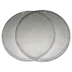 10" Clear Deli Cup Lids -...