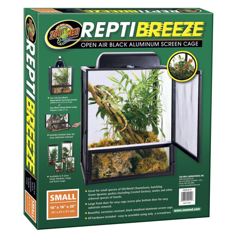 Zoo Med ReptiBreeze Screen Cage - Small