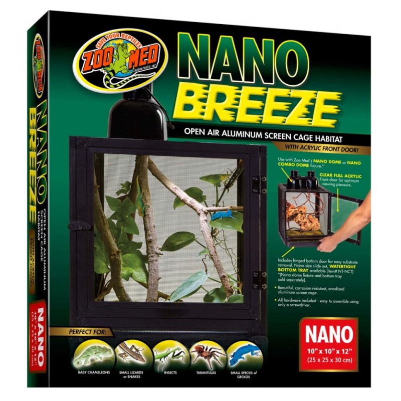 Zoo Med ReptiBreeze Screen Cage - Nano