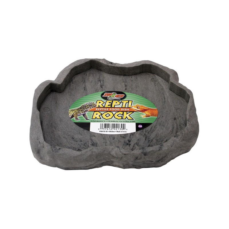 Zoo Med Repti Rock Reptile Food Dish - Medium