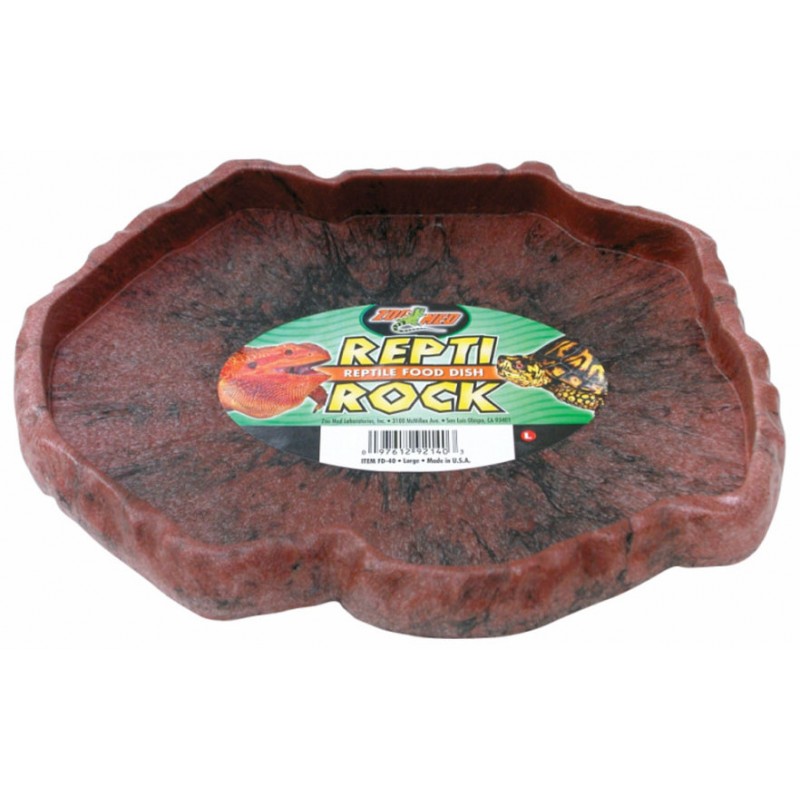 Zoo Med Repti Rock Reptile Food Dish - Large