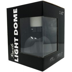 Lugarti Reptile Light Dome - Gloss Black - 5 1/2"