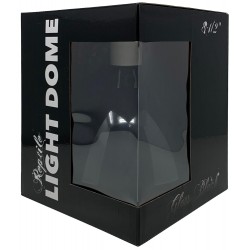 Lugarti Reptile Light Dome - Gloss Black - 8 1/2"