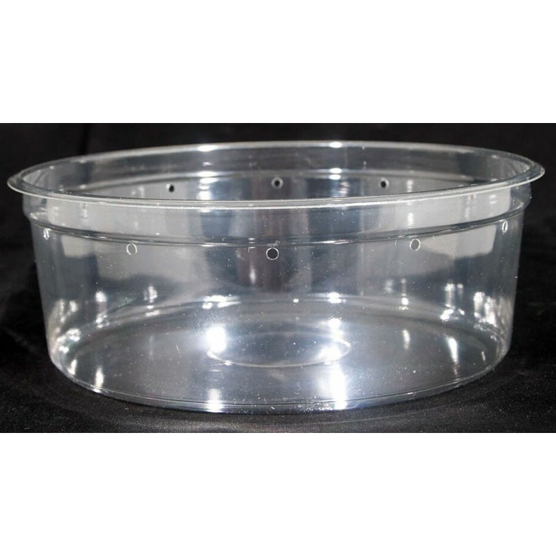 pinnPACK 7" Clear Deli Cup - 38 oz - Punched - 300ct