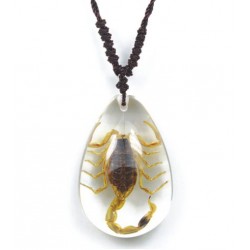 Necklace - Yellow Scorpion...