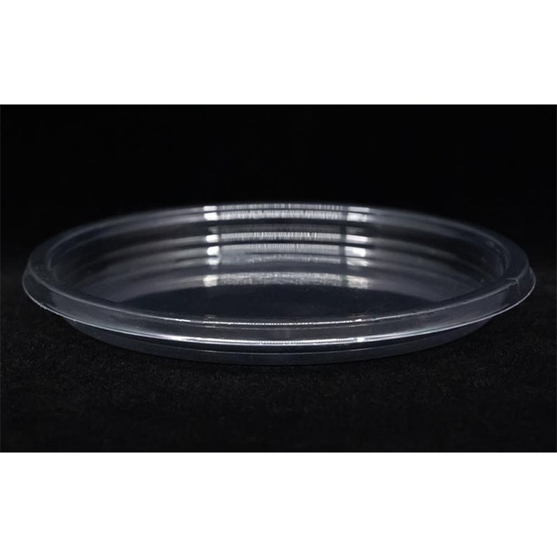 pinnPACK 4.5" Clear Deli Cup Lids - 100ct