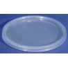 Pro-Kal 4.5" Semi Clear Deli Cup Lids - 500ct