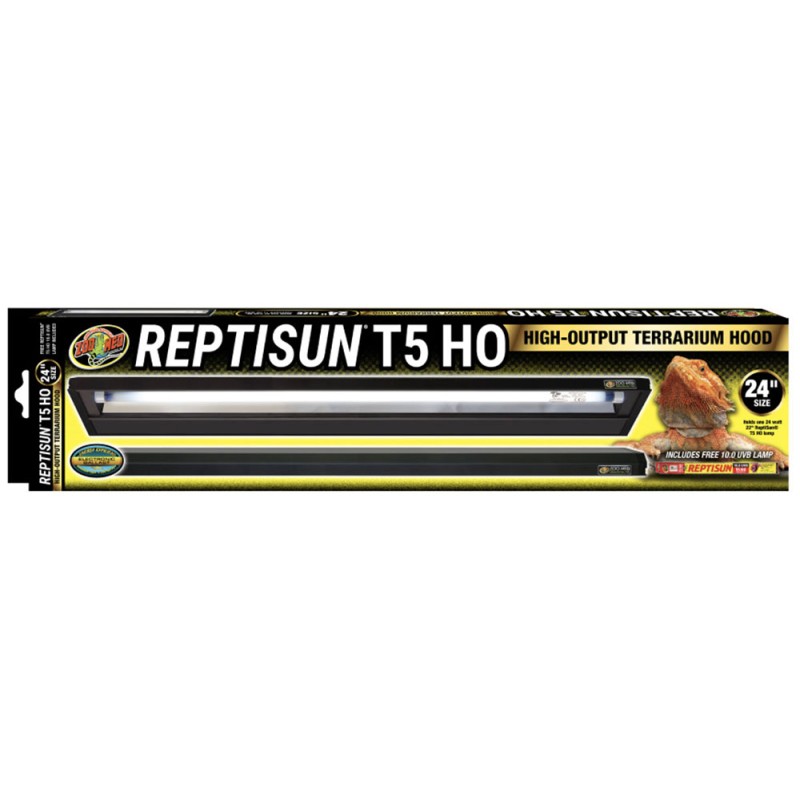 Zoo Med ReptiSun T5 Terrarium Hood - 24" (10.0 Bulb)