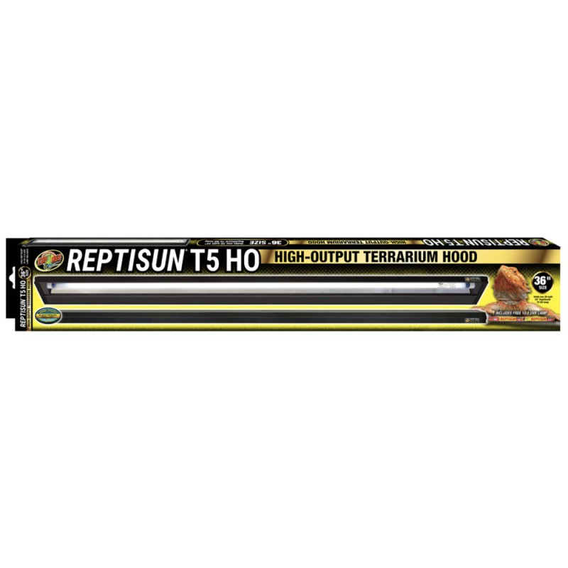 Zoo Med ReptiSun T5 Terrarium Hood - 36" (10.0 Bulb)