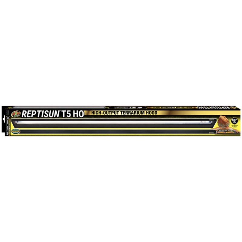 Zoo Med ReptiSun T5 Terrarium Hood - 48" (10.0 Bulb)