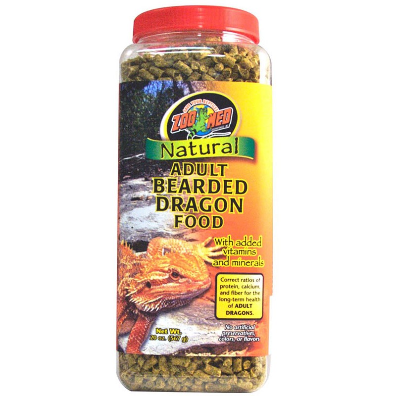 Zoo Med Bearded Dragon Food - Adult - 20 oz
