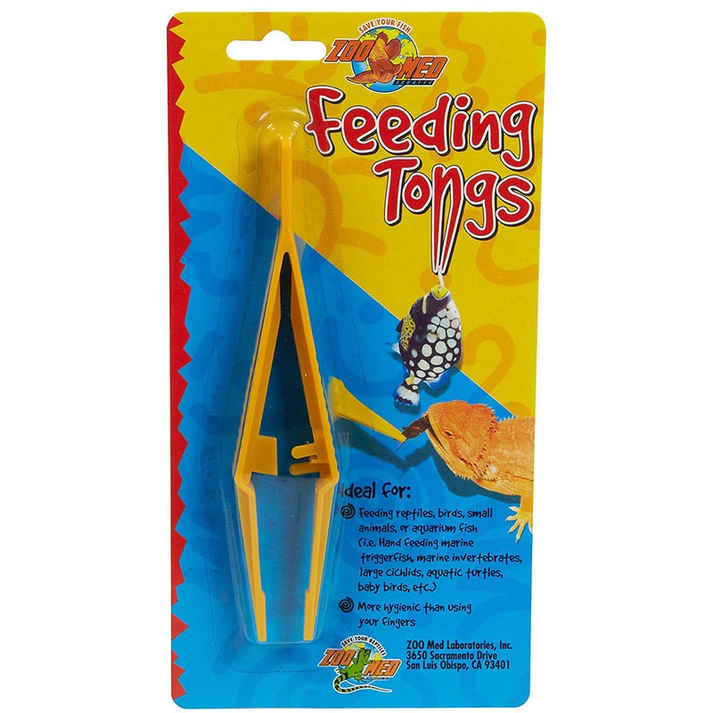 Zoo Med Plastic Feeding Tongs - 6"