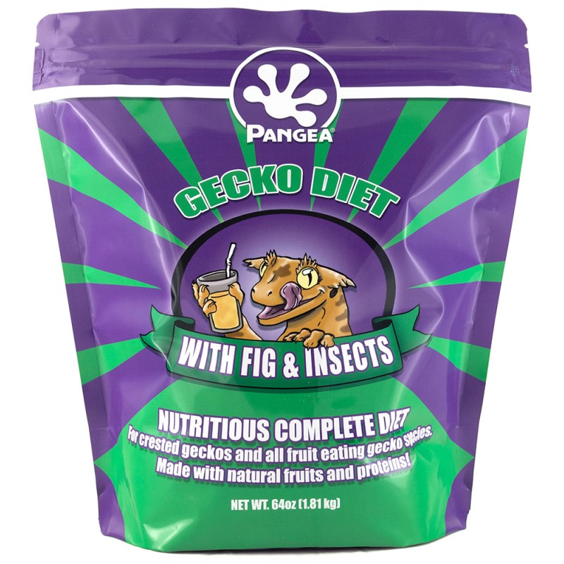 Pangea Gecko Diet - Fig & Insects - 64 oz