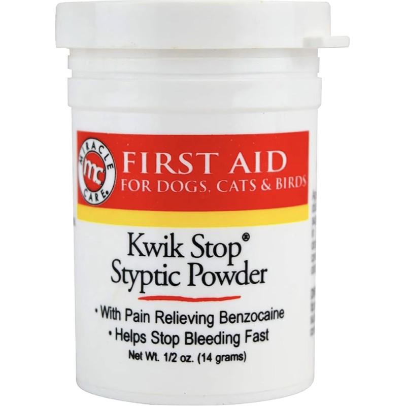 Miracle Care Kwik-Stop Styptic Powder - .5 oz