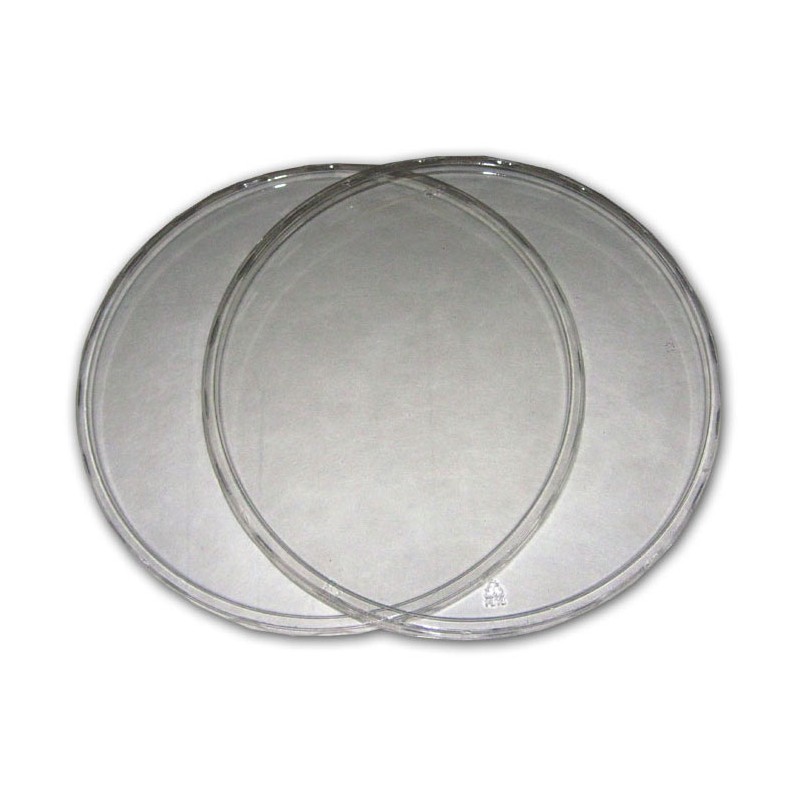 pinnPACK 10" Clear Deli Cup Lids - 80ct