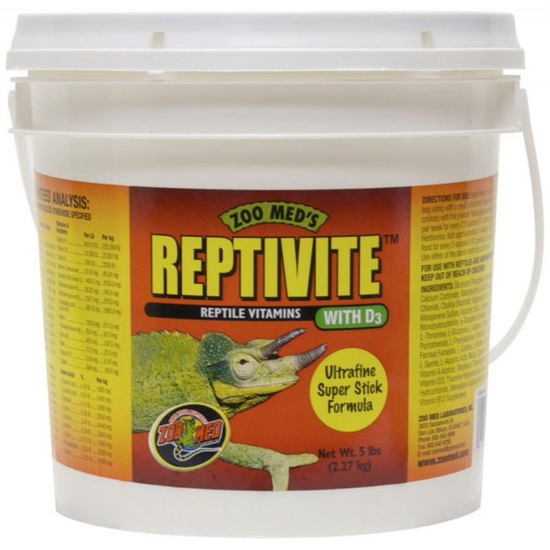 Zoo Med Reptivite with D3 - 5 lbs