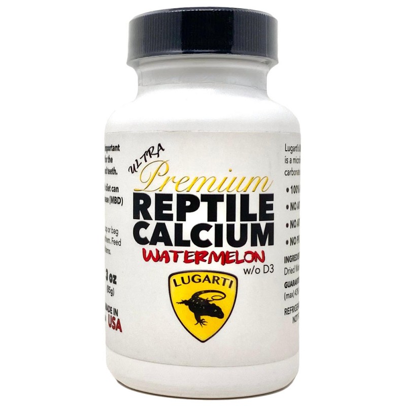 Lugarti Ultra Premium Reptile Calcium - Watermelon - without D3 - 3 oz