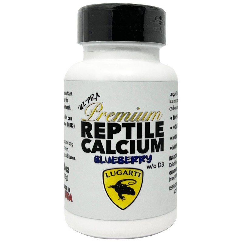 Lugarti Ultra Premium Reptile Calcium - Blueberry - without D3 - 3 oz