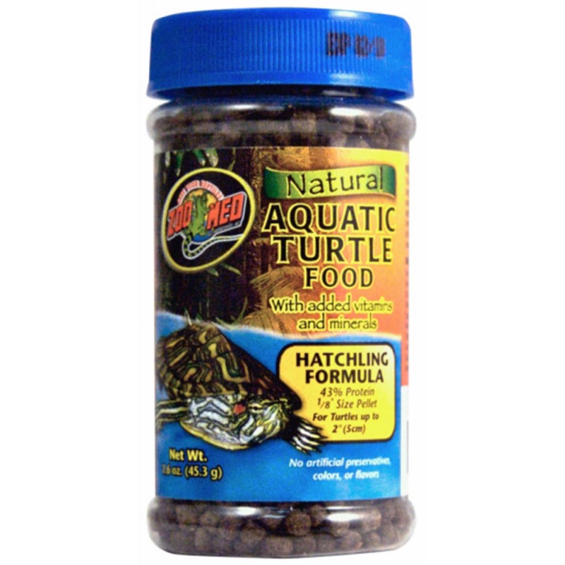 Zoo Med Aquatic Turtle Food - Hatchling - 1.6 oz