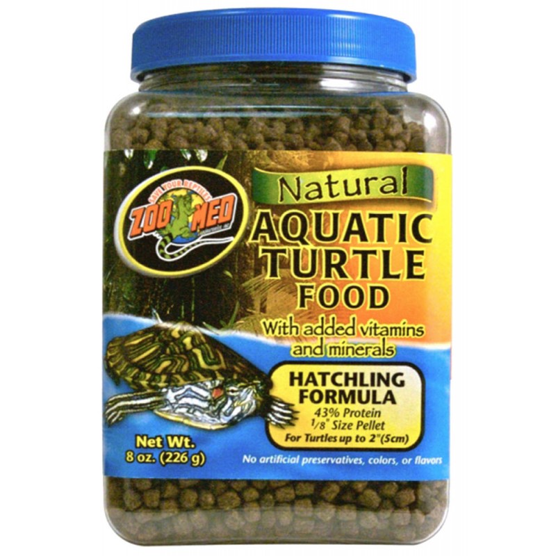 Zoo Med Aquatic Turtle Food - Hatchling - 8 oz