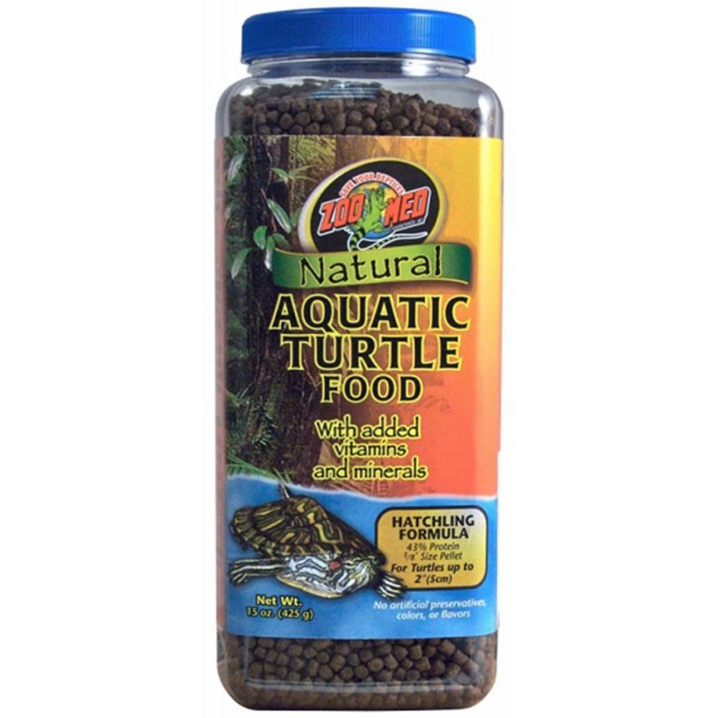 Zoo Med Aquatic Turtle Food - Hatchling - 15 oz