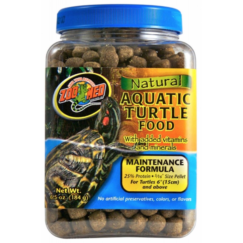 Zoo Med Aquatic Turtle Food - Maintenance - 6.5 oz