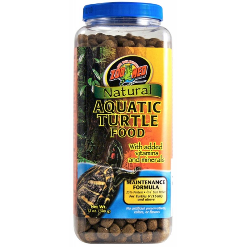 Zoo Med Aquatic Turtle Food - Maintenance - 12 oz