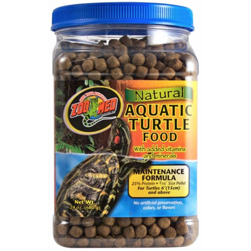 Zoo Med Aquatic Turtle Food - Maintenance - 24 oz