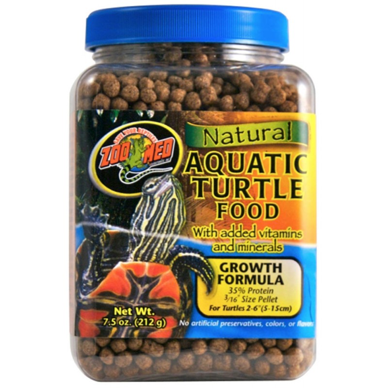 Zoo Med Aquatic Turtle Food - Growth - 7.5 oz