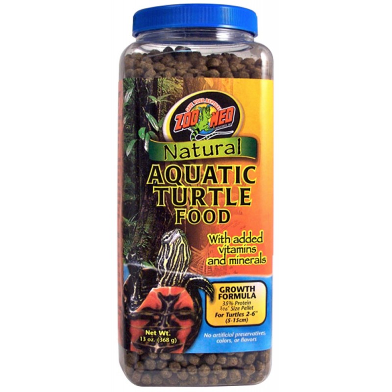 Zoo Med Aquatic Turtle Food - Growth - 13 oz