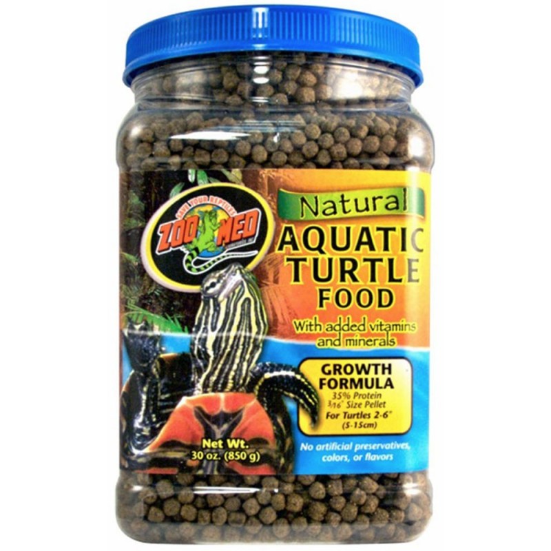 Zoo Med Aquatic Turtle Food - Growth - 30 oz