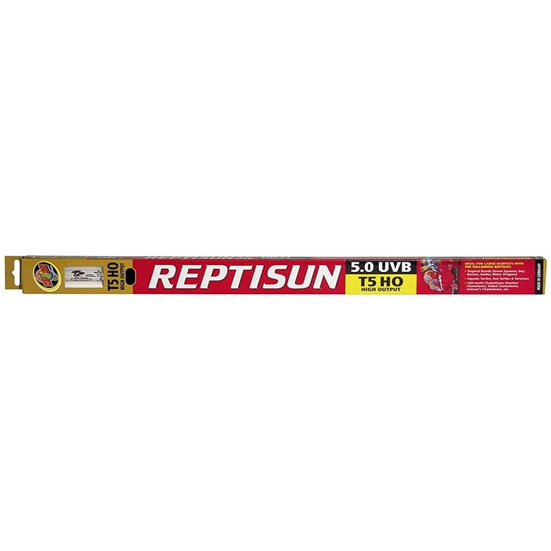 Zoo Med ReptiSun 5.0 UVB T5 HO Fluorescent Bulb - 12"