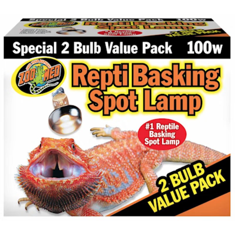 Zoo Med Repti Basking Spot Lamp - 100w - VALUE PACK