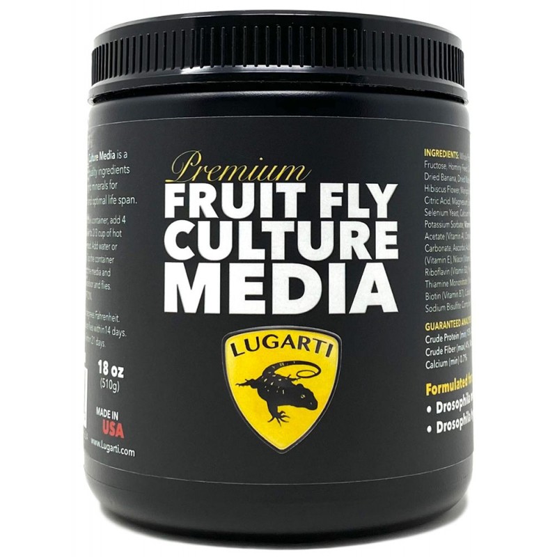 Lugarti Premium Fruit Fly Culture Media - 18 oz