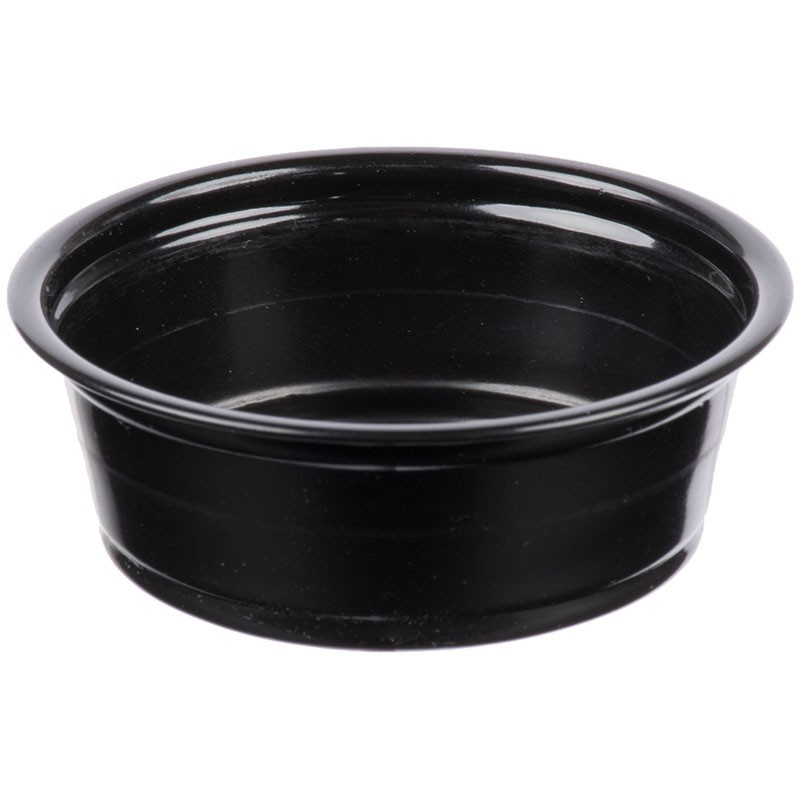 Portion Cups - Black - 1.5 oz (100 Pack)