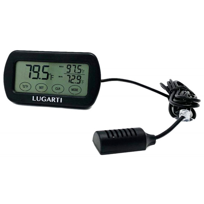 Lugarti Digital Thermometer/Hygrometer - Touchscreen