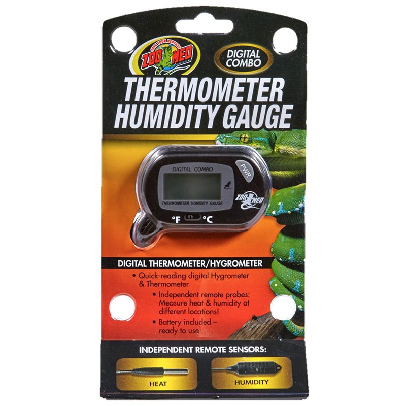 Zoo Med Digital Combo Thermometer Humidity Gauge